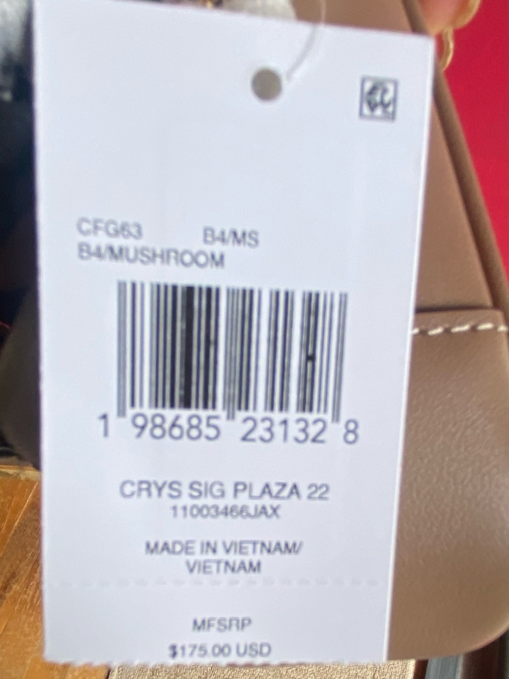 Coach Crystal Signature Plaza 22 Jacquard Shoulder sold out on Coach site NWT - Picture 4 of 15